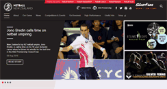 Desktop Screenshot of netballnz.co.nz